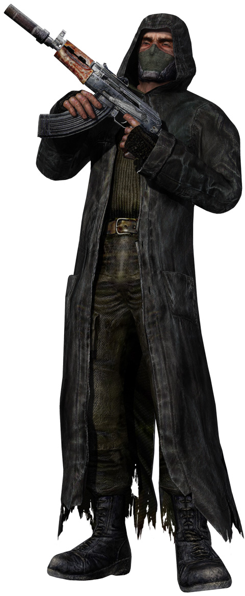 Bandit Png Transparent - Stalker Shadow Of Chernobyl Bandit (520x1200), Png Download