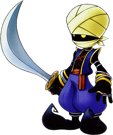 Bandit - Kingdom Hearts Aladdin Heartless (380x454), Png Download