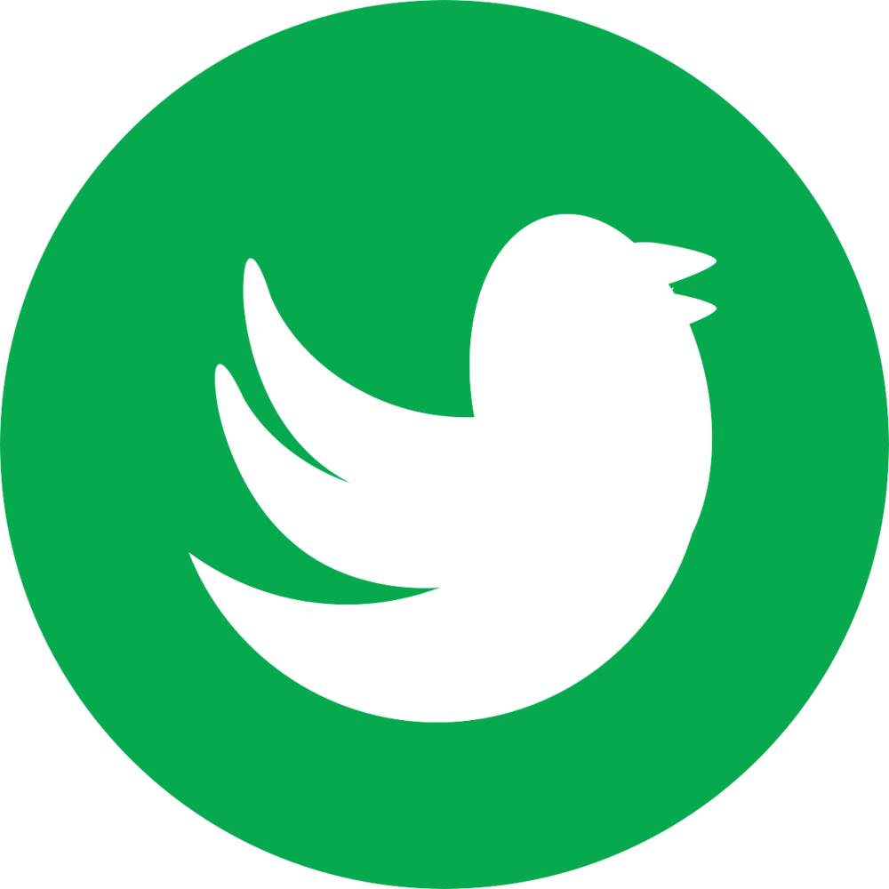 Download Green Twitter Icon Png Image With No Background Pngkey Com