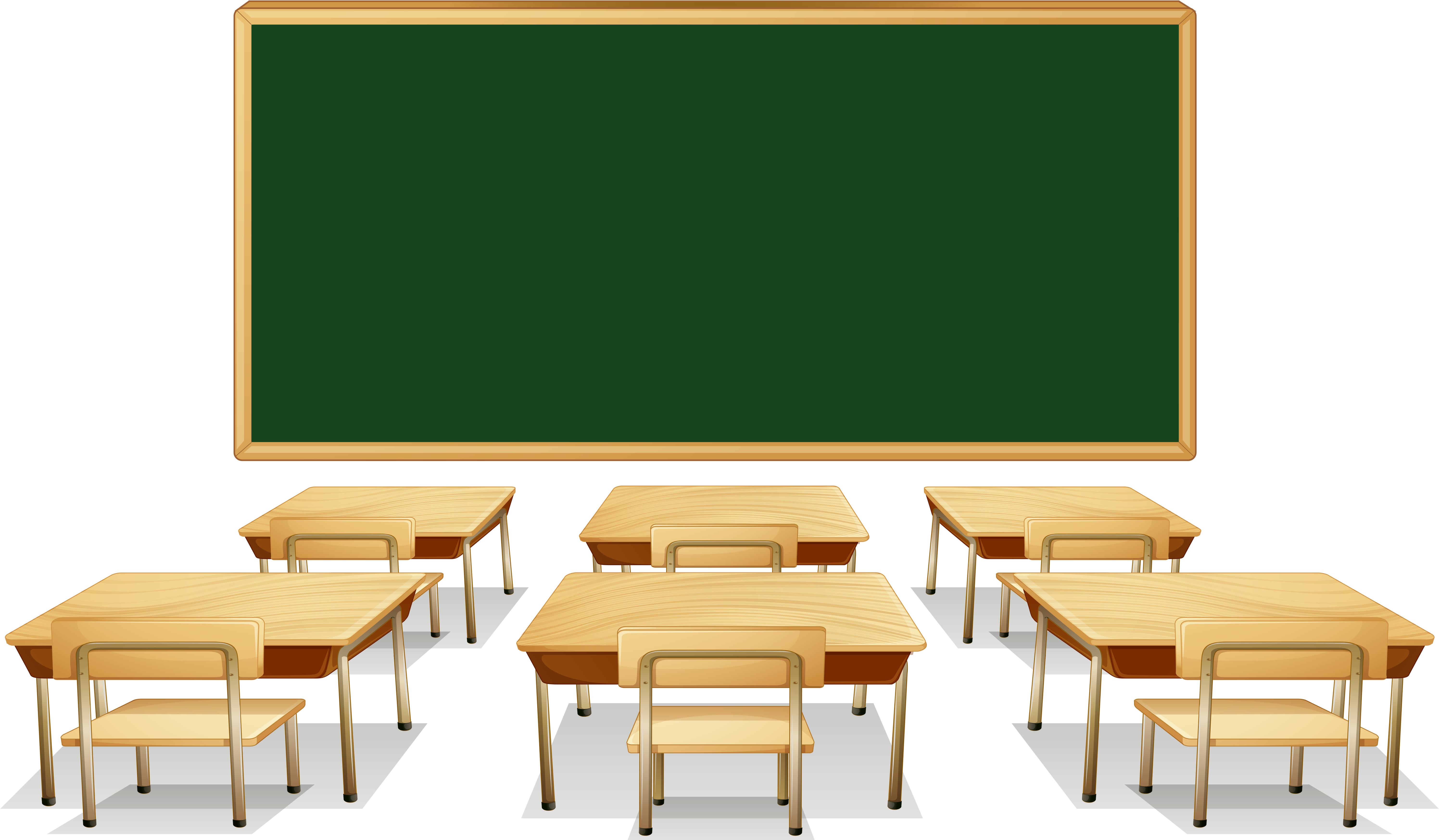 Classroom Clipart (6168x3937), Png Download