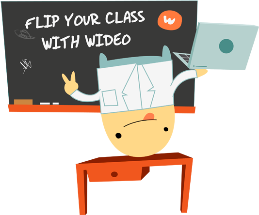 Flipped Classroom With Wideo - Flip Classes (590x490), Png Download