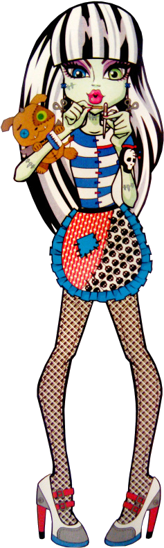 Frankie Stein - Classroom - Monster High Classroom Frankie Stein (246x794), Png Download