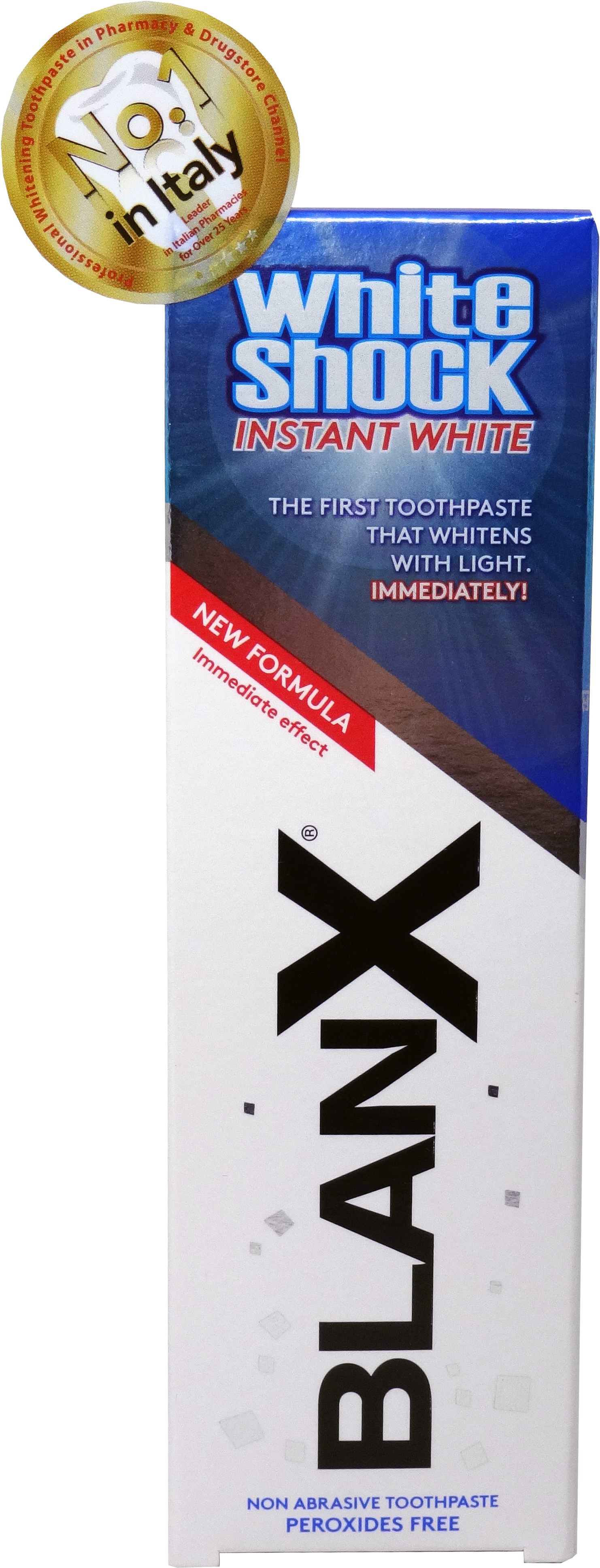 Blanx White Shock Toothpaste - Blanx White Shock (3672x4896), Png Download