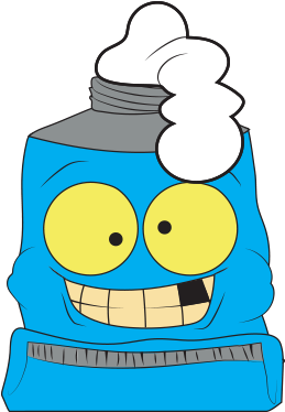 Rotting Toothpaste Blue - Grossery Gang Rotting Toothpaste (400x400), Png Download