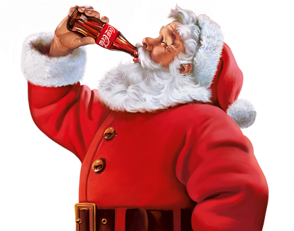 Clipart Transparent Die Wahre Bedeutung Von Weihnachten - Coca Cola Santa Png (596x332), Png Download