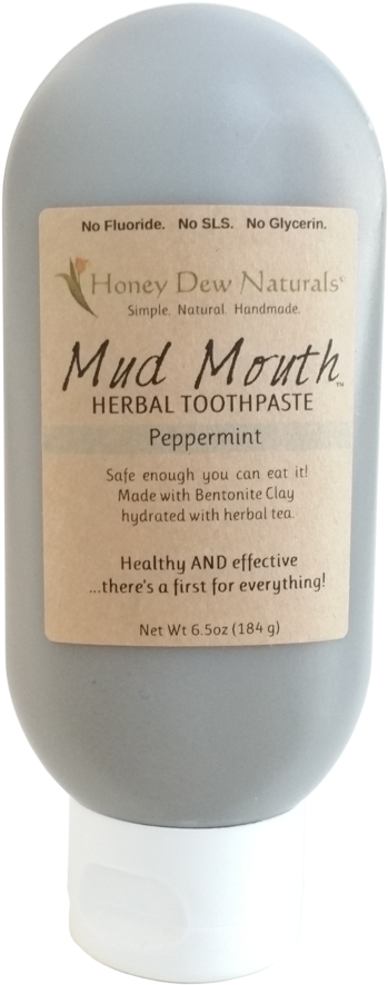 Peppermint Mud Mouth™ Herbal Toothpaste (1000x1000), Png Download
