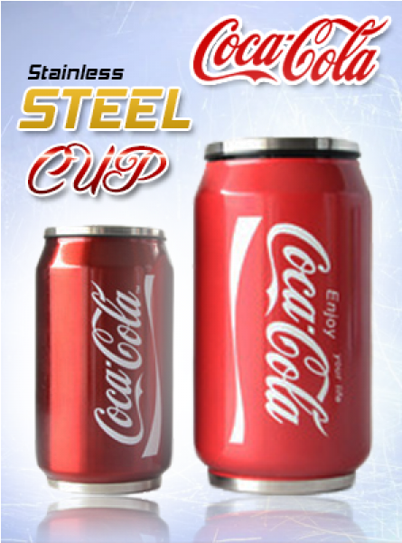 Coca Cola Stainless Steel Cup - Coca Cola (600x600), Png Download