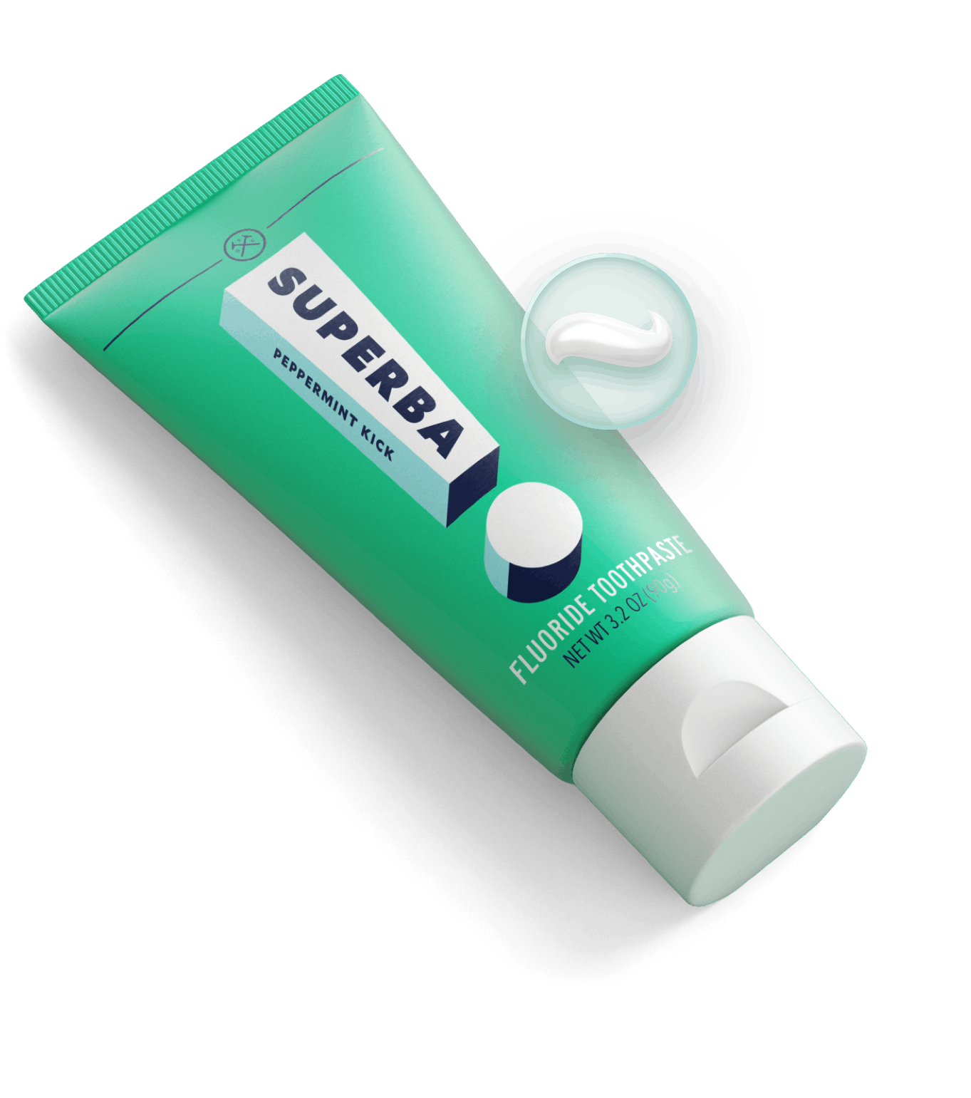 Peppermint Kick Toothpaste Travel - Toothpaste (1700x1700), Png Download