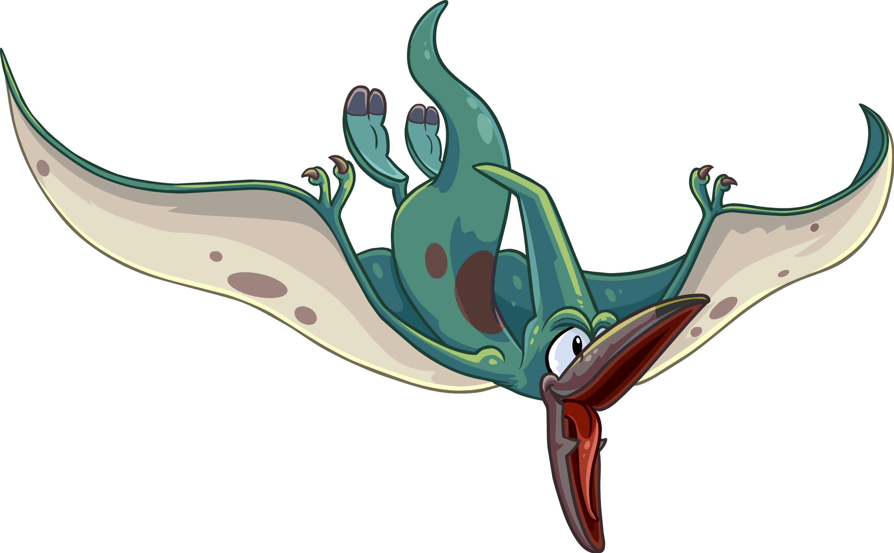 File - Pterodactyl - Pterodaktyl Png (640x396), Png Download