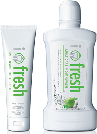 I-fresh Multicare Toothpaste & Mouthwash - Aviance Oral And Dental Care Toothpaste To 120 G. (445x450), Png Download