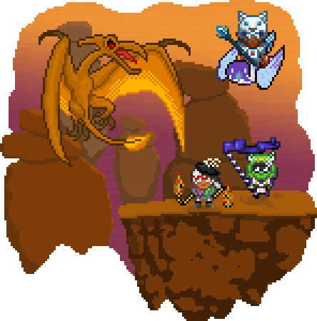 Quest Pterodactyl Promo - Illustration (444x450), Png Download