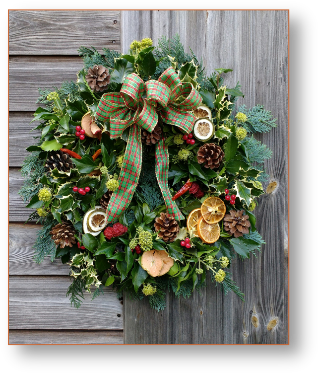 Christmas Wreath Workshop, Ye Olde Bell, Retford, Notts. (650x770), Png Download