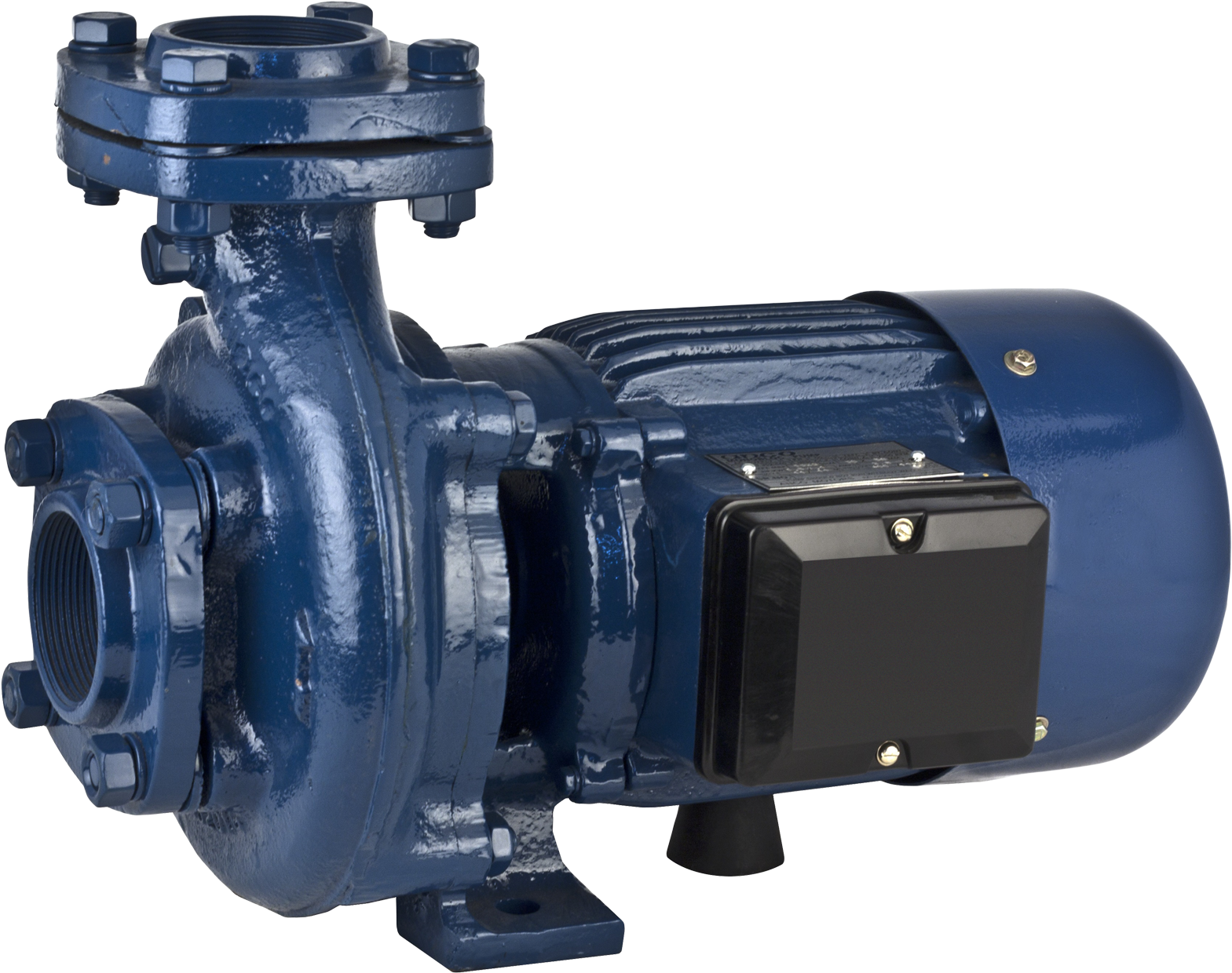 Electric Water Pump Blue Motor Png Image - Electric Water Motor Pump (500x401), Png Download