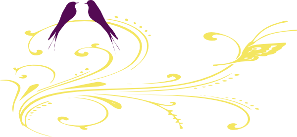 Design Clipart Gold - Purple And Gold Clip Art (600x277), Png Download