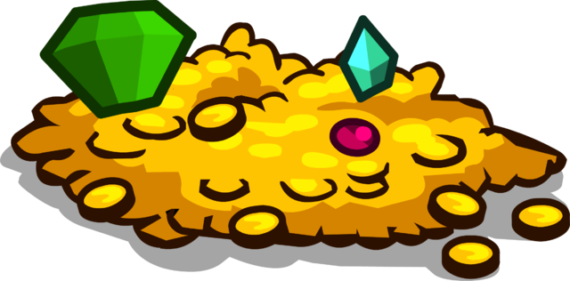 Dragon's Gold Sprite 003 (640x316), Png Download