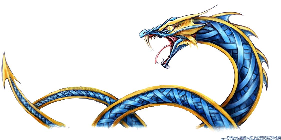 Pitch Black And A Nightmare By Slifertheskydragon On - Sea Serpent Transparent Background (1200x632), Png Download