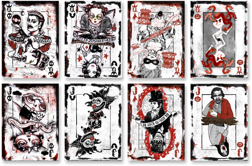 Cards3 - Halloween Card Deck (915x700), Png Download