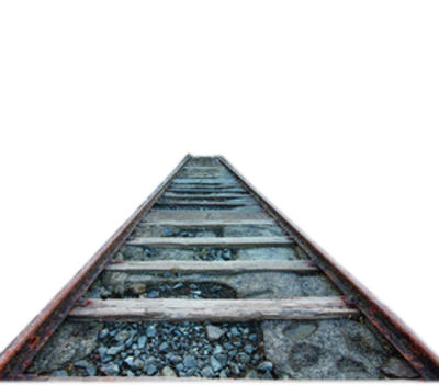 Go To Image - Real Train Track Png (400x351), Png Download