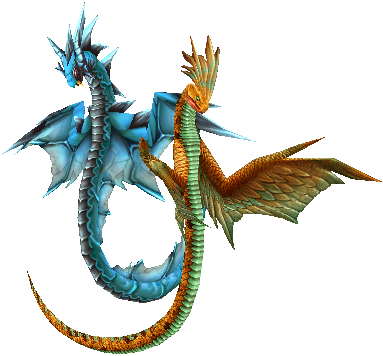 World Of Warcraft Wind Serpent (383x356), Png Download