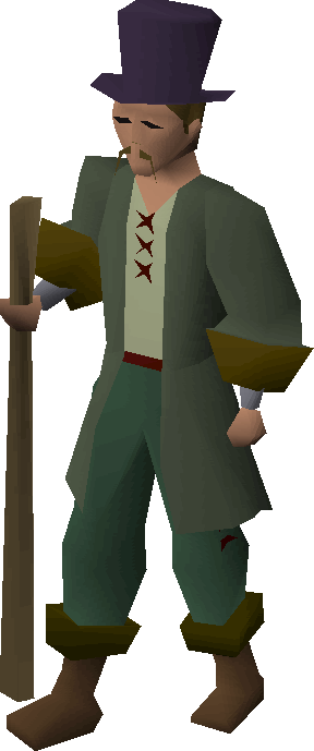 Gambler - Runescape Rich Character Png (288x689), Png Download