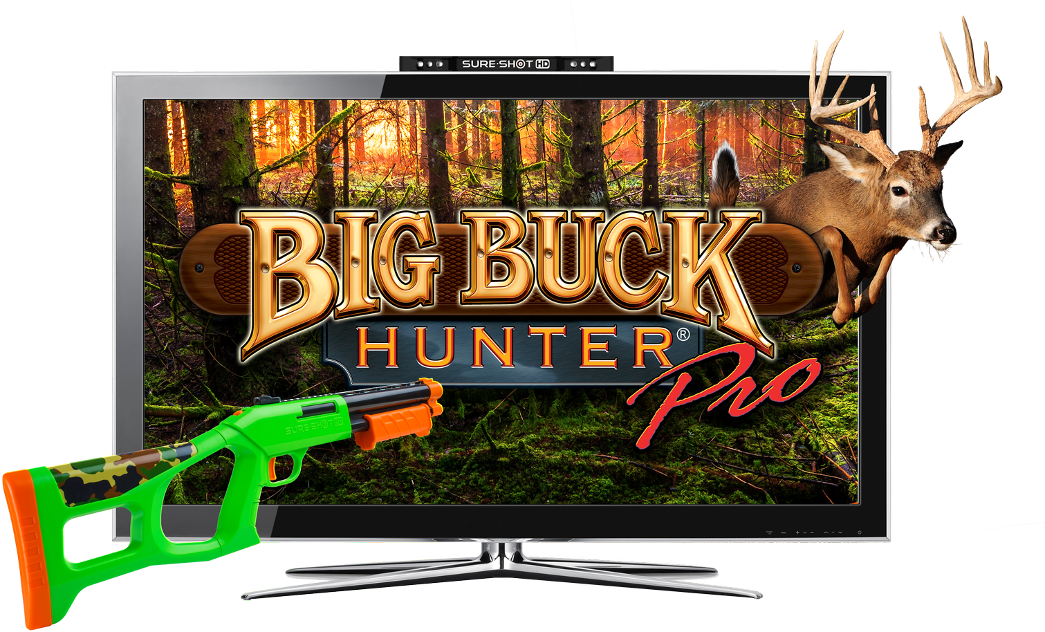 Sure Shot Hd Big Buck Hunter Pro Video Game System, - Big Buck Hunter (1600x975), Png Download
