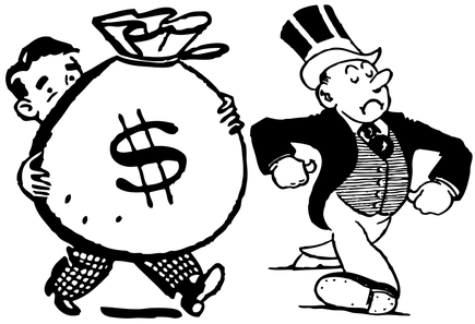 Rich Transparent Images Png - Rich And Poor Png (435x297), Png Download