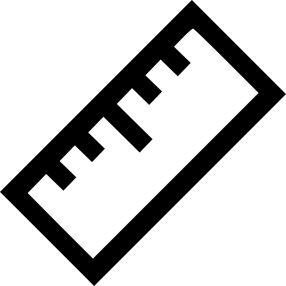 Measure Comments - Ruler Icon (980x980), Png Download