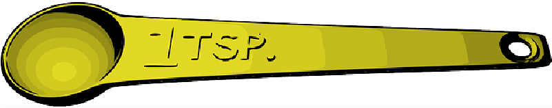 Mb Image/png - 1 Teaspoon Measuring Spoon (800x400), Png Download