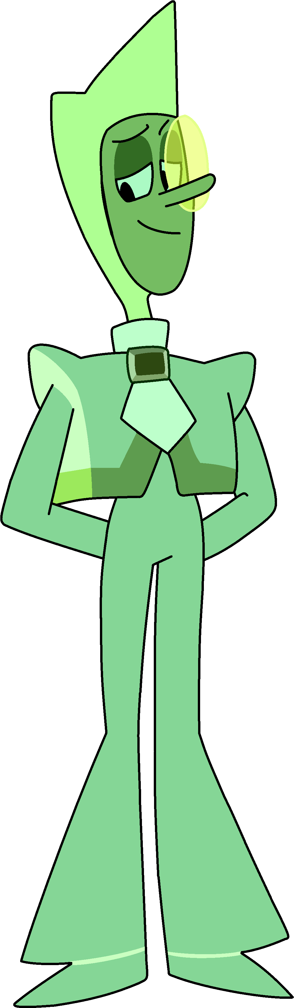 Green Zircon Lawyer - Zircon (1088x3536), Png Download