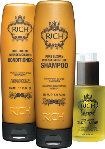 Dry & Damaged Hair - Pure Luxury Intense Moisture Shampoo (500x609), Png Download