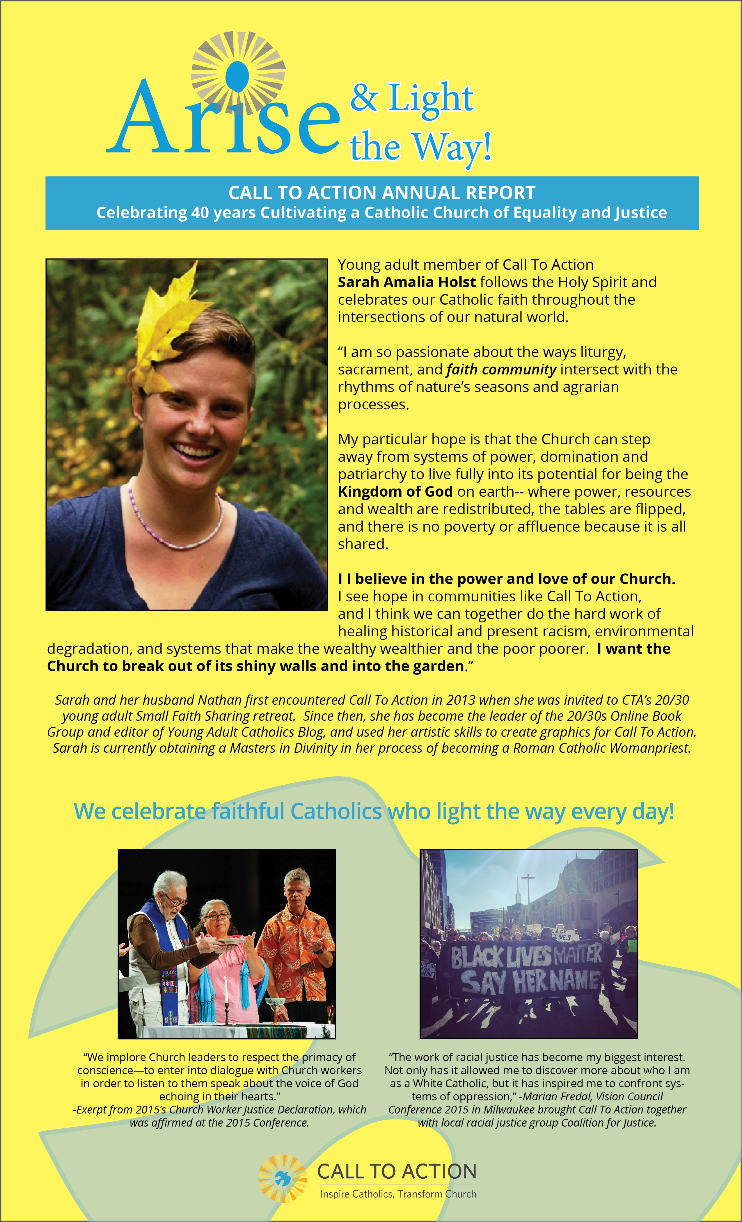 2016 Annual Report Online V6 Final - Call To Action Flyer (2550x4200), Png Download
