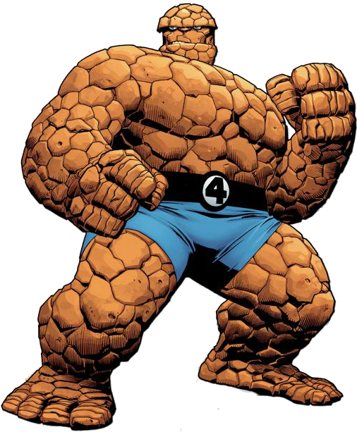 The Thing Marvel Comics - Thing Fantastic Four (527x617), Png Download