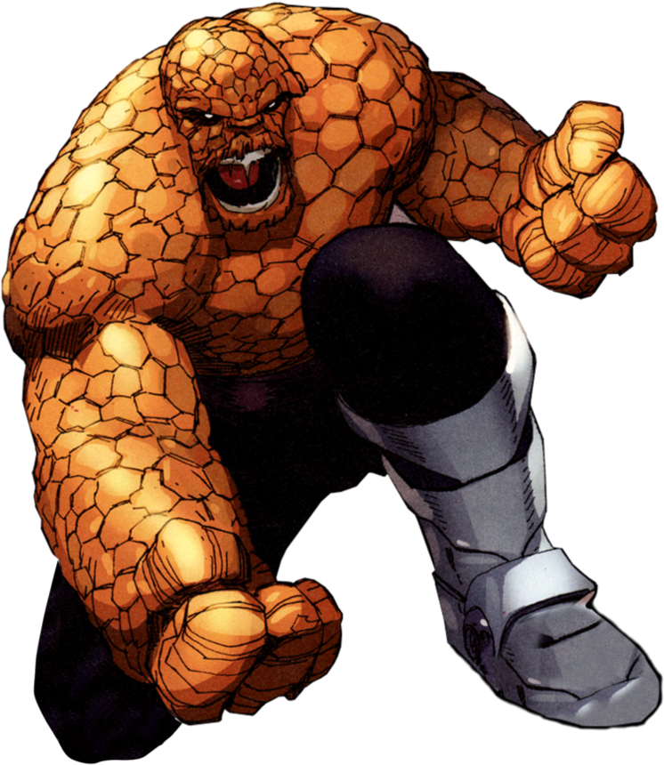 Thing Free Png Image - Thing Fantastic Four Comic (894x894), Png Download