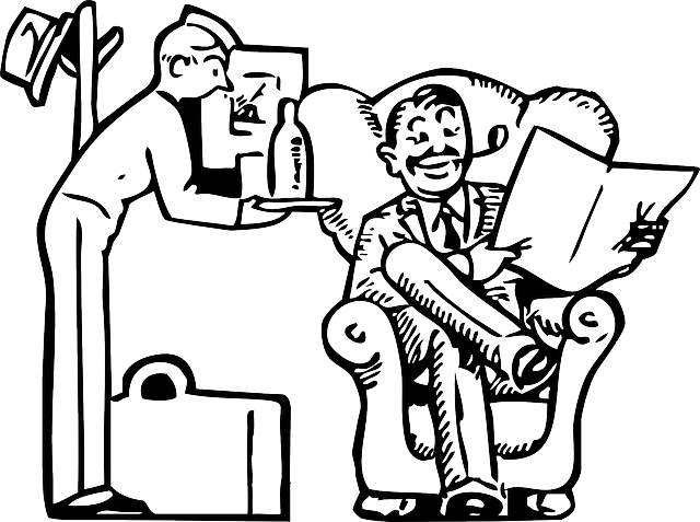 Fancy, Man, Rich, Hotel, Service, Hat, Automatic - Hotel Service Clipart (640x477), Png Download