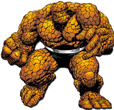 Thing - Thing Fantastic Four Classic (367x353), Png Download