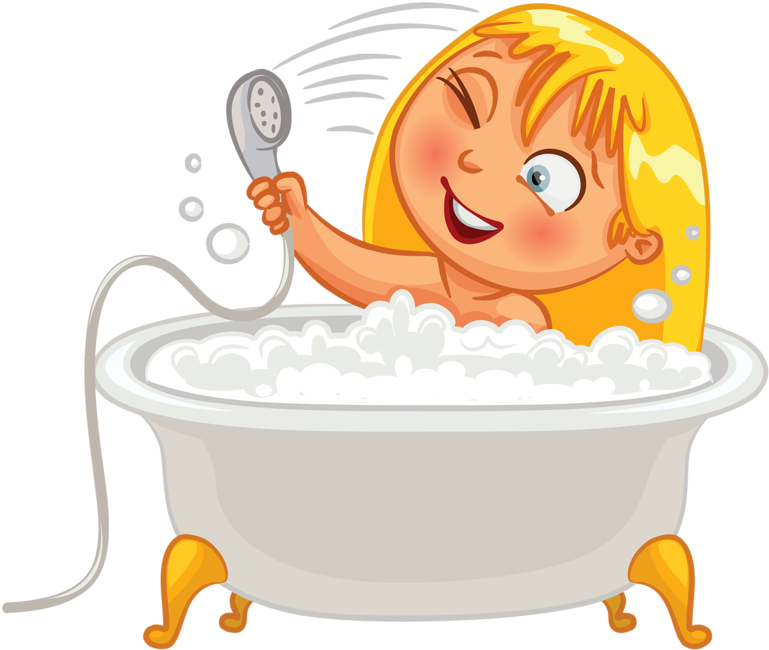 Clip Art Black And White Clip Art Kid Time Clock Pinterest - Bathing Clipart (800x710), Png Download