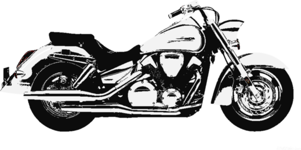File - Chopper - Honda Vtx 1300 (960x480), Png Download