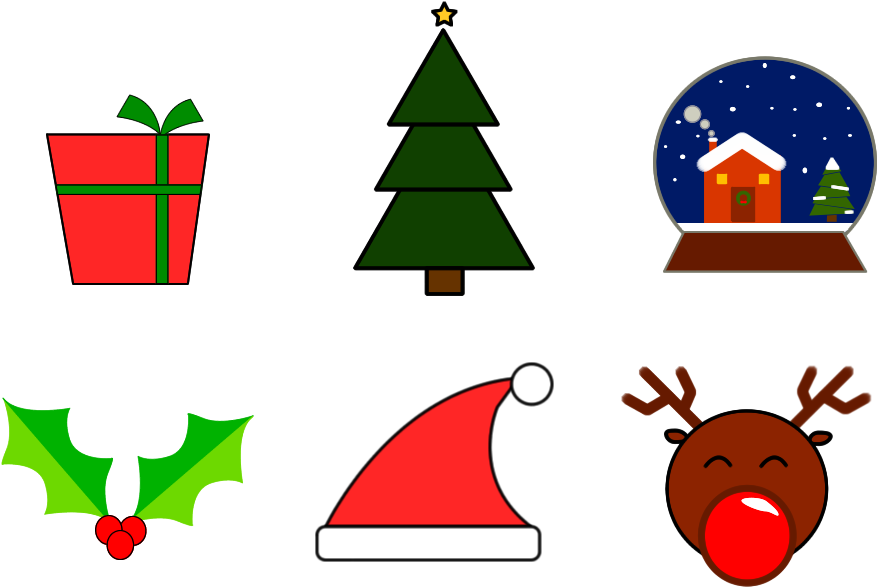 Free Christmas Icon Pack Psd - Christmas Symbols Psd Free (1000x1000), Png Download