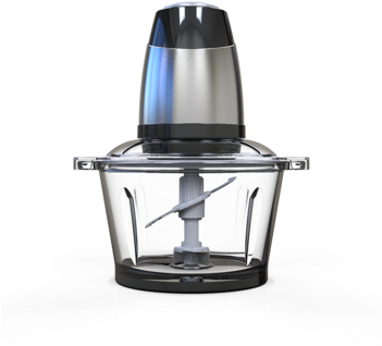 Powerful Mini Food Chopper ,2l Glass Chopper - Blender (350x350), Png Download