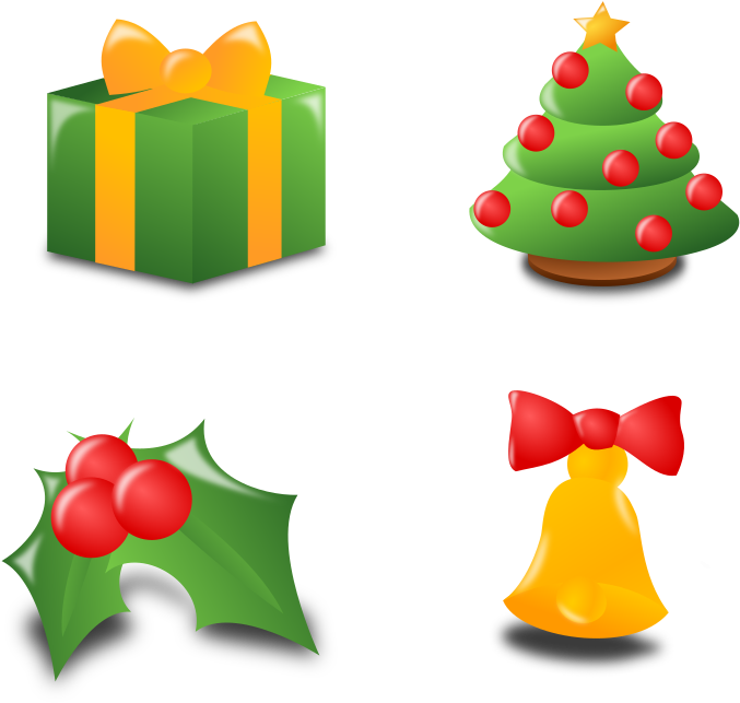 Medium Image - Cartoon Christmas Tree (800x800), Png Download