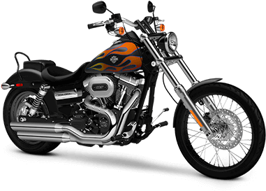 Fat Bob - 2016 Harley Davidson Dyna Wide Glide (400x320), Png Download