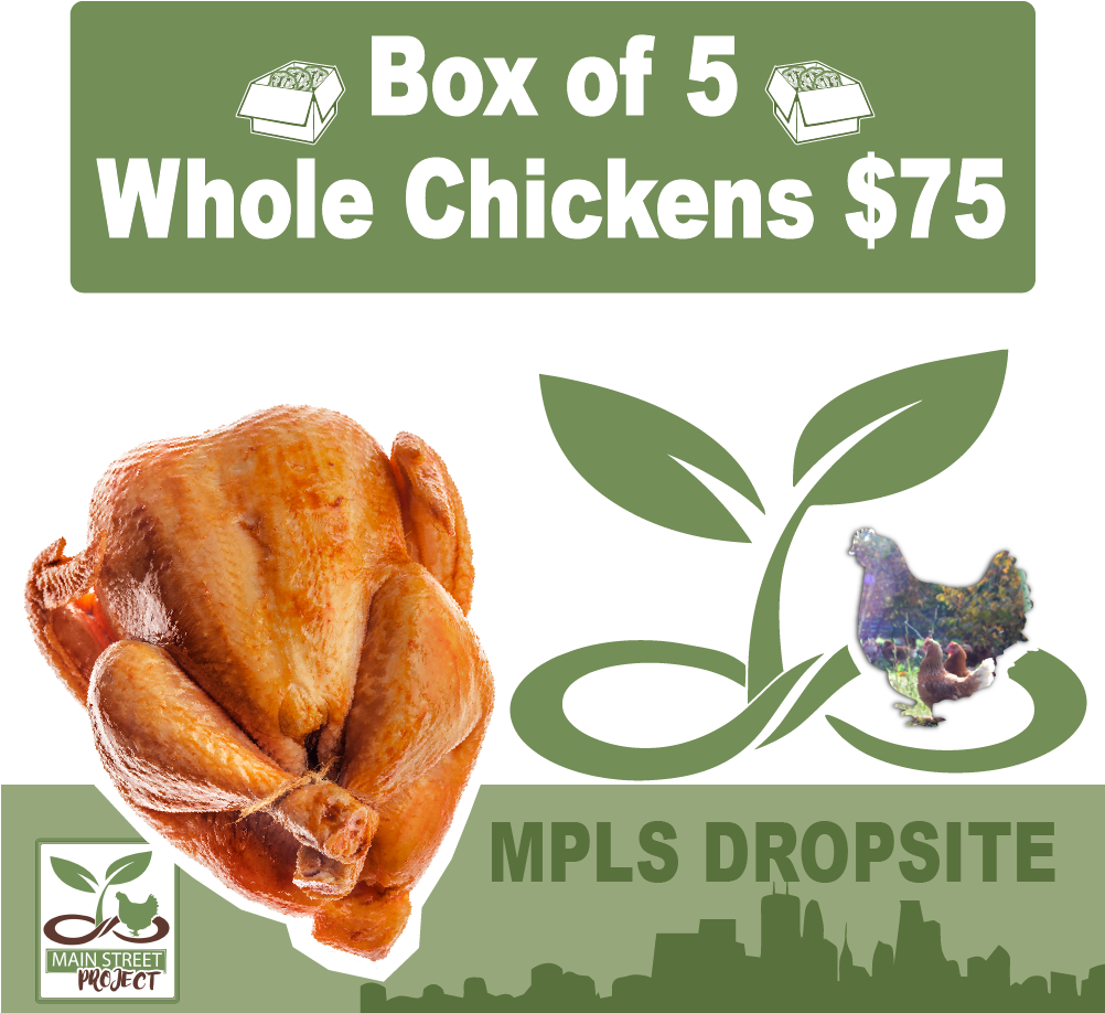 Main Street Project Minneapolis Chicken Dropsite 1 - Main Street Project (1001x1001), Png Download