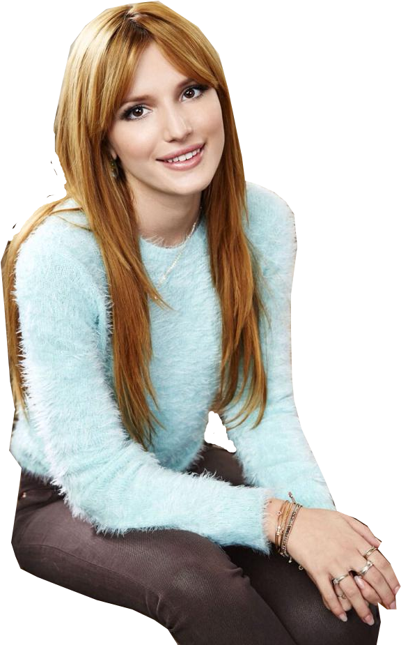 Bella Thorne Png - Couleur Cuivrée Blond Cheveux (640x960), Png Download
