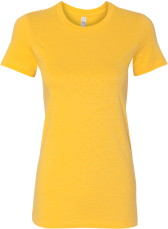 Bella The Favorite Tee - Next Level 3600 Gold (400x500), Png Download