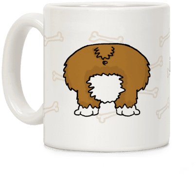 Corgi Butt Coffee Mug - Corgi Butt Mug (484x484), Png Download