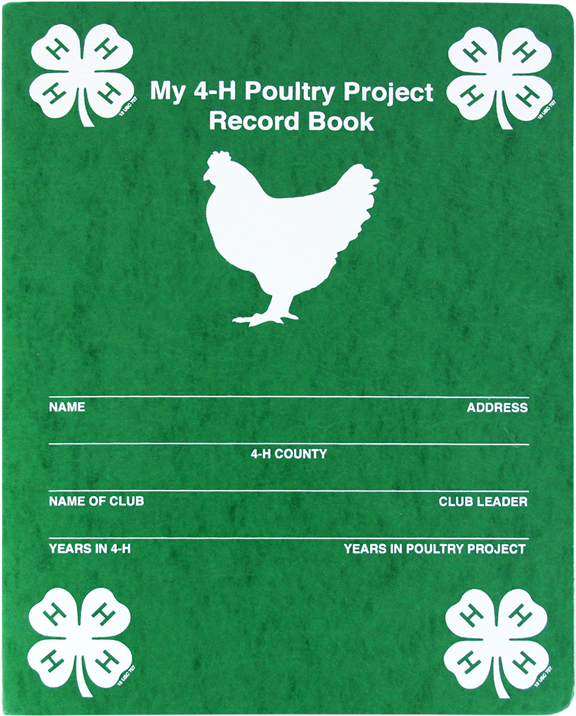 My 4-h Poultry Project Record Book - Rooster (1028x1028), Png Download