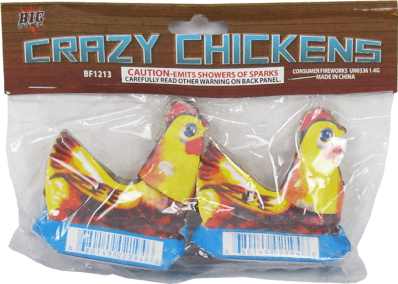 Crazy Chickens - Figurine (800x800), Png Download