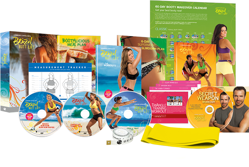 Brazil Butt - Brazil Butt Lift Dvd Workout - Base Kit - Leandro Carvalho (930x960), Png Download