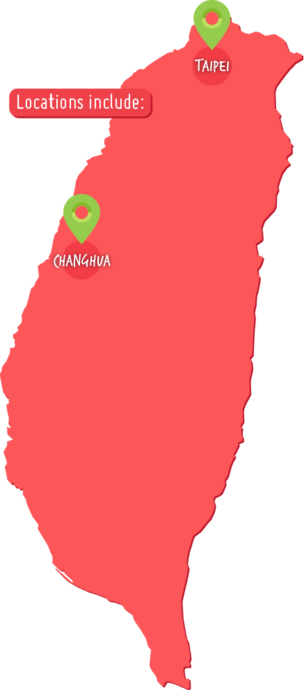 Taiwan, Teach In Taiwan, Taiwan Paid Premier Tefl Internship, - Taiwan (437x989), Png Download