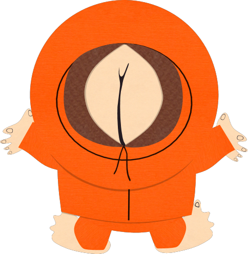 Kenny Ass Faced - Kenny South Park Ass (484x496), Png Download